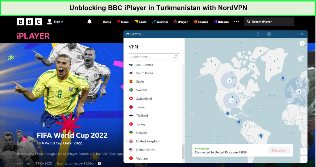 unblocking-bbc-iplayer-with-nordvpn-in-turkmenistan-For Netherland Users 