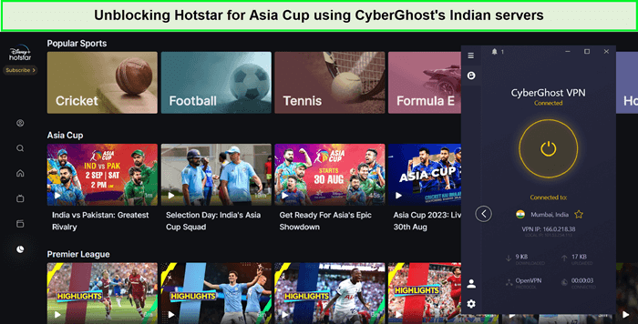 unblocking-hotstar-asia-cup-in-Spain-by-cyberghost