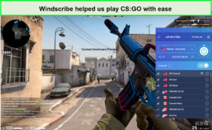 windscribe-connected-csgo-in-South Korea