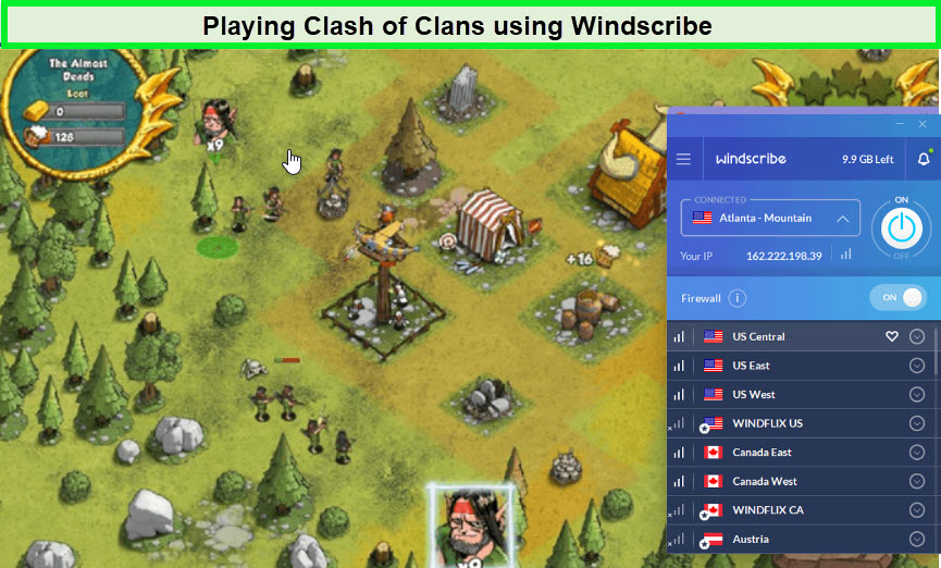 Clash-of-Clans-using-Windscribe