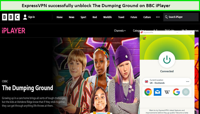 Express-VPN-Unblock-The-Dumping-Ground-in-USA-on-BBC-iPlayer