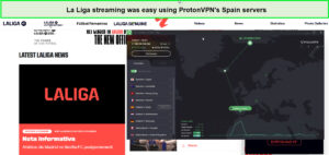 La-Liga-streaming-with-ProtonVPN