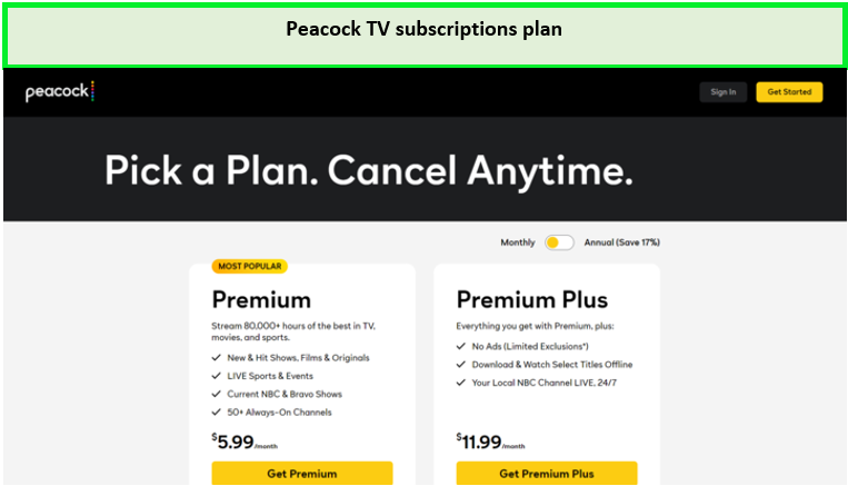 Peacock-TV-subscription-plans-in-italy