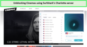 Unblocking-cinemax-with-surfshark-in-India