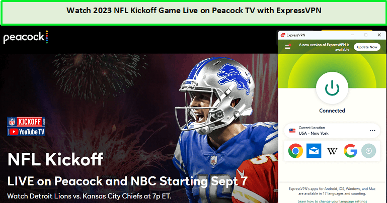can you watch live nfl on peacock
