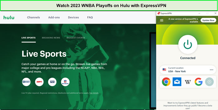 Watch-2023-WNBA-Playoffs-in-India-on-Hulu-with-ExpressVPN