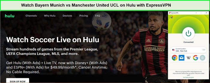 Watch-Bayern-Munich-vs-Manchester-United-UCL-in-Netherlands -on-Hulu-with-ExpressVPN