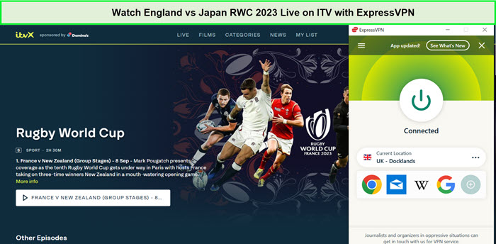  England gegen Japan bei der Rugby-Weltmeisterschaft 2023 live beobachten in - Deutschland Auf ITV mit ExpressVPN 