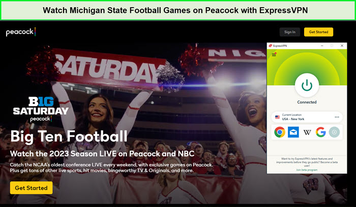 unblock-Michigan-State-Football-Games-in-South Korea-on-Peacock-with-ExpressVPN