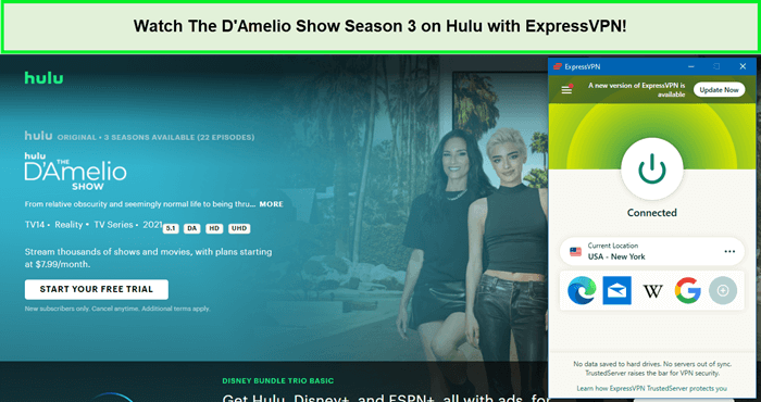 Watch-The-DAmelio-Show-Season-3-on-Hulu-with-ExpressVPN-in-Singapore