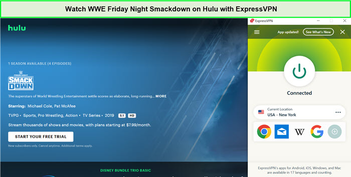 Watch-WWE-Friday-Night-Smackdown-in-Singapore-on-Hulu-with-ExpressVPN