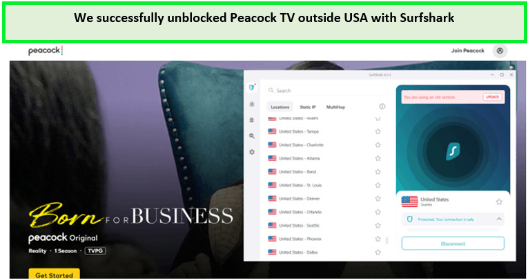 We-successfully-unblocked-Peacock-TV-outside-USA-with-Surfshark