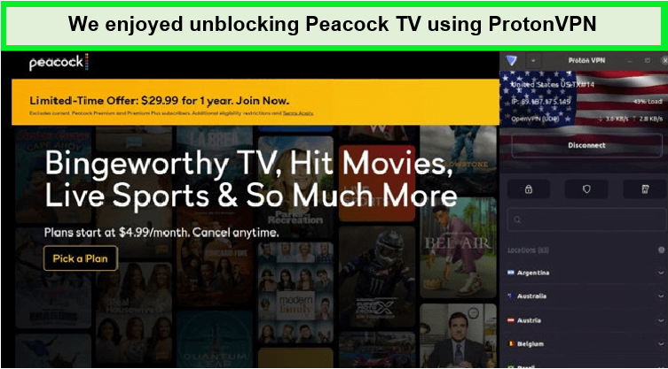 unblock-peacock-tv-with-ProtonVPN