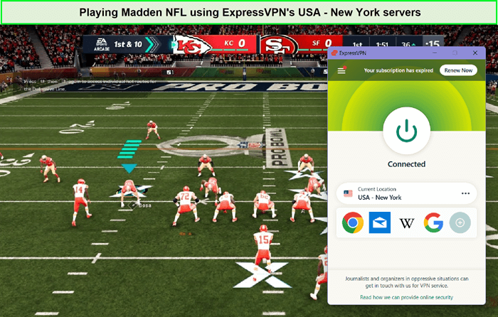 Playing-madden-nfl-in-Hong Kong-with-expressvpn
