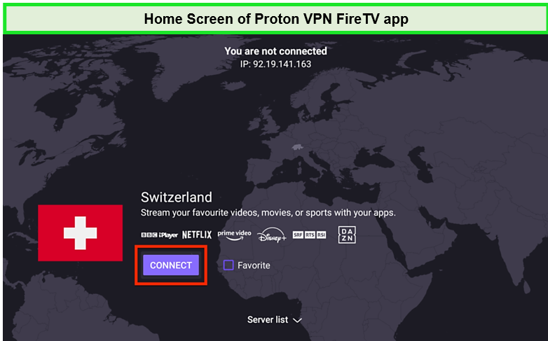 Protonvpn-Firestick-VPN-app-home-screen