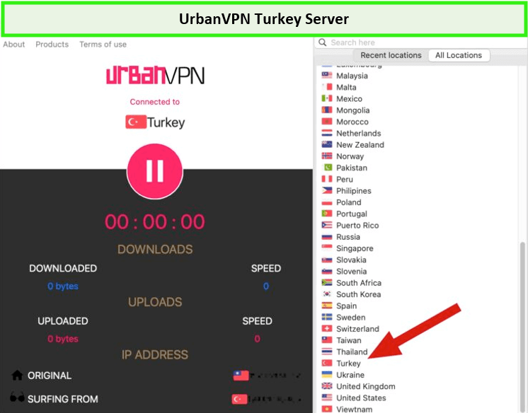 urbanvpn-turkey-server