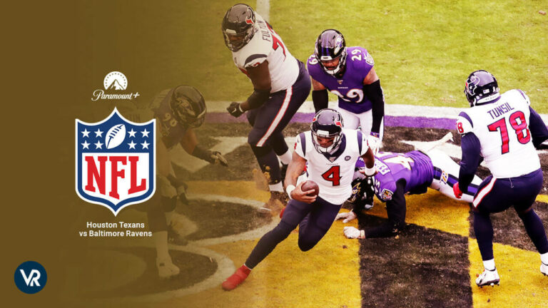 Watch Houston Texans vs Baltimore Ravens outside USA on Paramount Plus