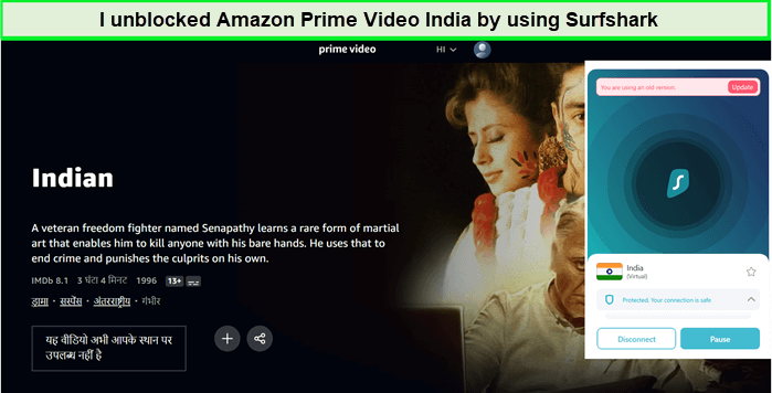 amazon-prime-video-india-surfshark--outside-India