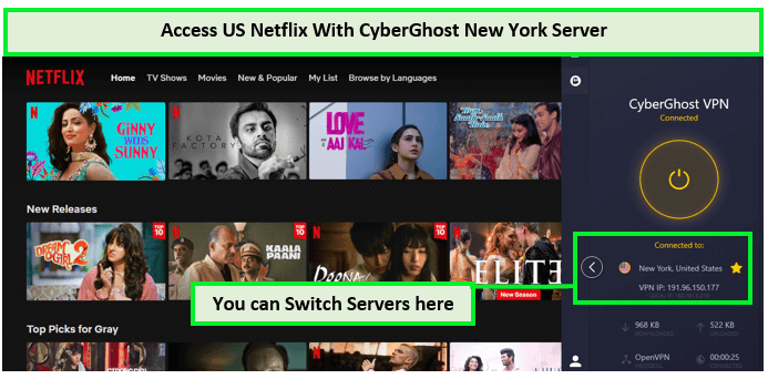CyberGhost-Desbloquear-Netflix de EE. UU. 