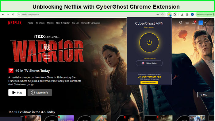 Unblocking-Netflix-with-CyberGhost-Chrome-Extension-in-Australia