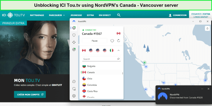 unblocking-ici-tou-tv-using-nordvpn-outside-Canada