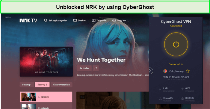 unblocked-nrk-with-cyberghost-in-Spain