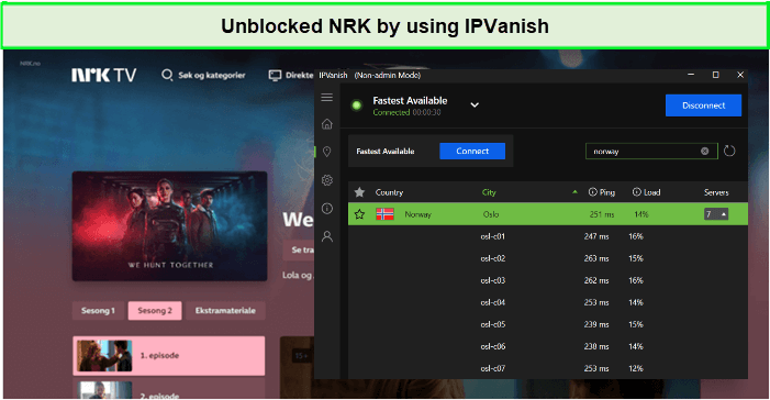 unblocked-nrk-with-ipvanish-in-Australia