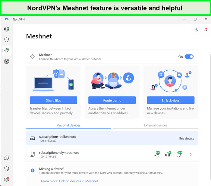 NordVPN-Meshnet-feature-in-USA