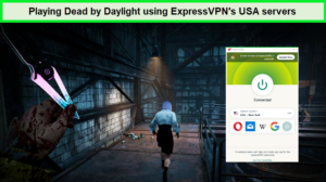 Playing-Dead-by-Daylight-using-ExpressVPN-in-Canada
