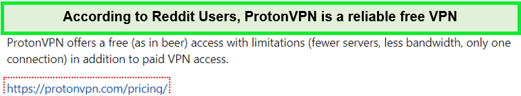 reddit-users-about-ProtonVPN