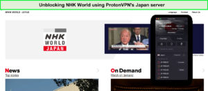 Unblocking-NHK-World-using-ProtonVPN-in-Spain