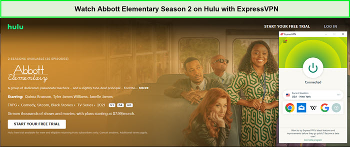 Watch-Abbott-Elementary-Season-2-in-Spain-on-Hulu-with-ExpressVPN