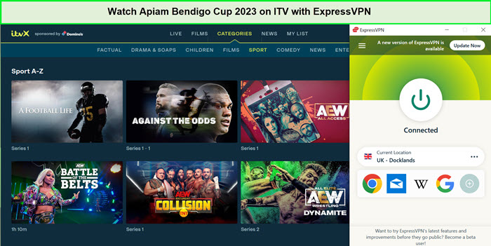 Guarda la Coppa Apiam Bendigo 2023 in - Italia Su ITV con ExpressVPN 
