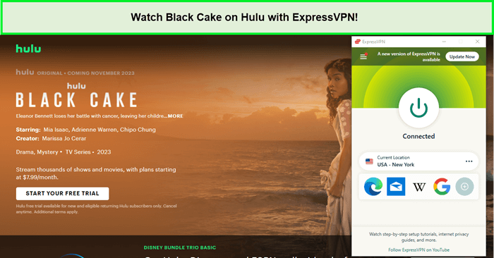 Watch-Black-Cake-on-Hulu-with-ExpressVPN-in-New Zealand