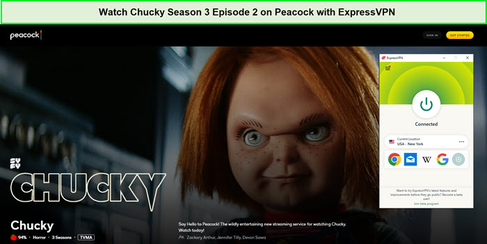 unblock-Chucky-Season-3-Episode-2-in-Spain-on-Peacock-with-ExpressVPN