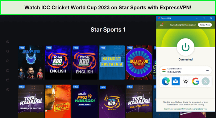  Schauen Sie sich die ICC Cricket World Cup 2023 auf Star Sports mit ExpressVPN an. in - Deutschland 