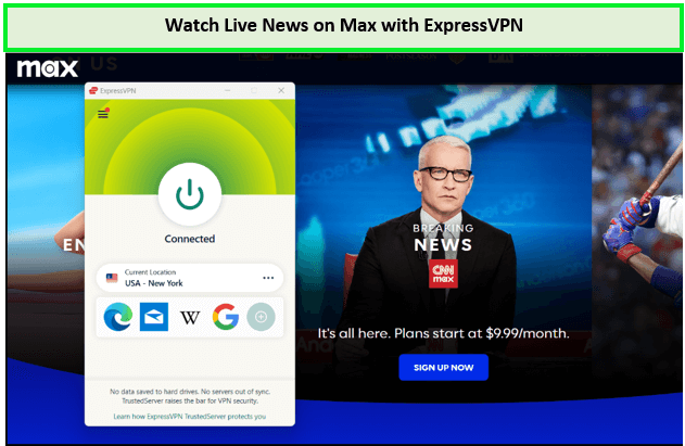  Live-News auf Max ansehen in - Deutschland Mit ExpressVPN 