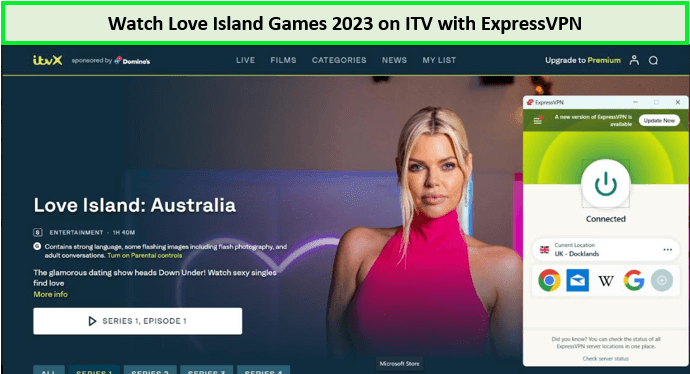 Guarda l'Isola dell'Amore Giochi 2023 in - Italia su ITV con ExpressVPN 