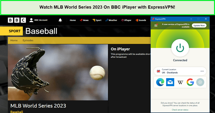 Watch-MLB-World-Series-2023-On-BBC-iPlayer-with-ExpressVPN-in-South Korea