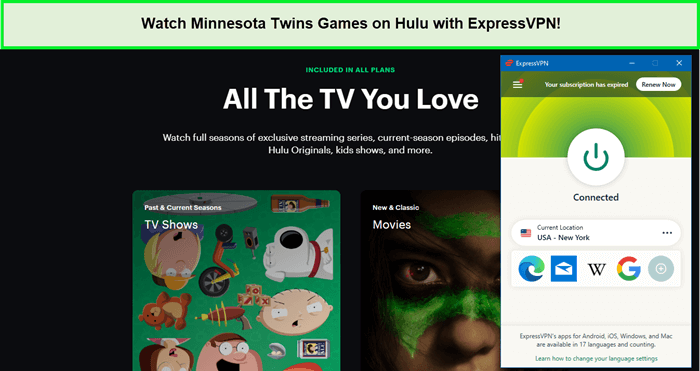 Watch-Minnesota-Twins-Games-on-Hulu-with-ExpressVPN-in-New Zealand
