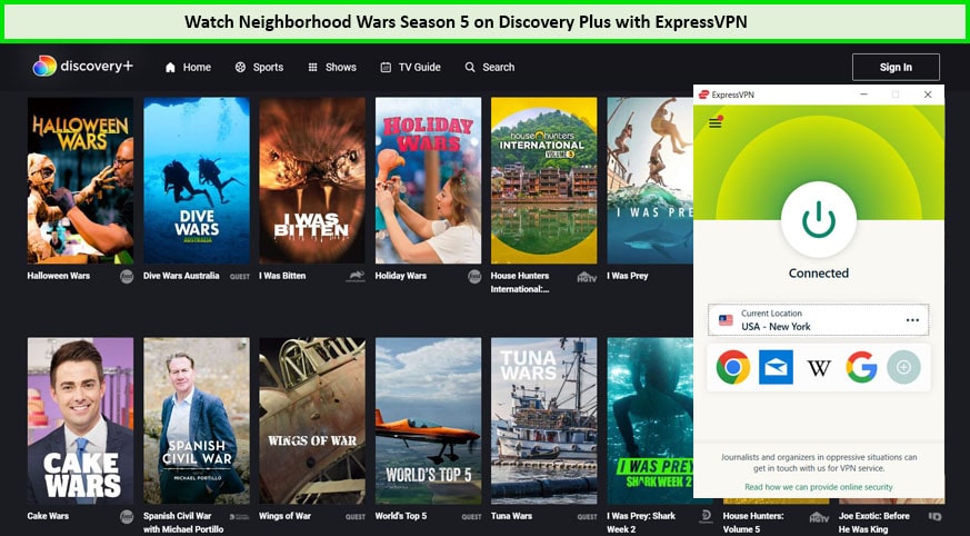 Guarda la stagione 5 di Guerre di Quartiere  -  Su Discovery Plus con Express VPN 