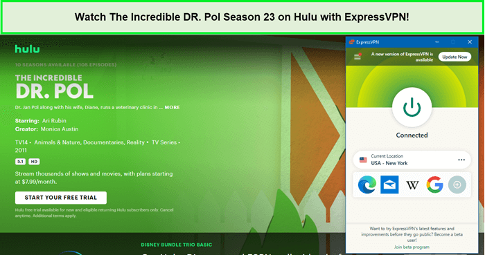 Guarda la stagione 23 di The Incredible DR Pol su Hulu con ExpressVPN. in - Italia 