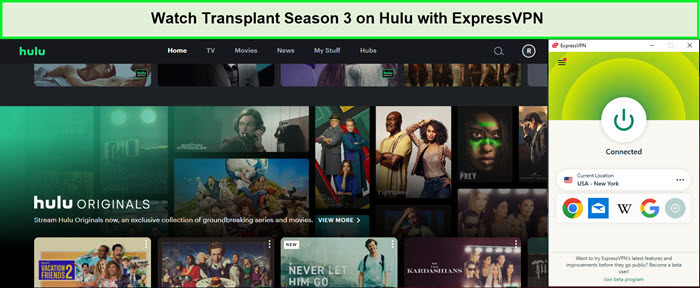 Watch-Transplant-Season-3-Outside-USA-on-Hulu-with-ExpressVPN