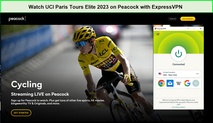 unblock-UCI-Paris-Tours-Elite-2023-in-Spain-on-Peacock-with-ExpressVPN