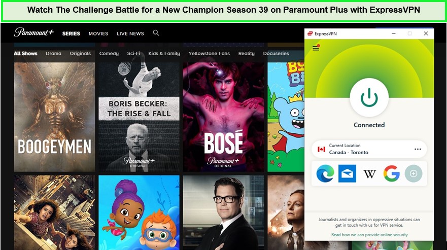  Mira el desafío: Batalla por un nuevo campeón Temporada 39  -  En Paramount Plus 