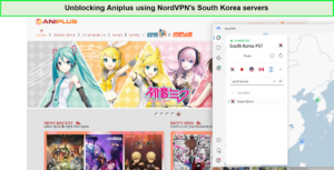 aniplus-outside-South Korea-unblocked-by-nordvpn
