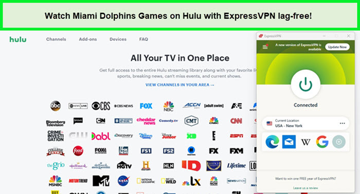 watch-miami-dolphin-games-on-hulu-with-expressvpn-outside-USA