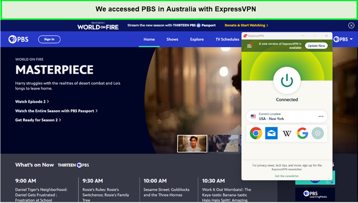 watch pbs in australia with expressvpn