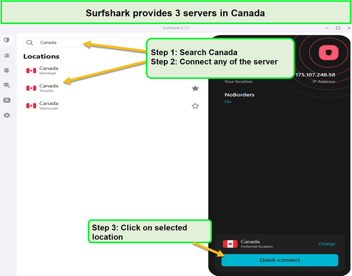 surfshark-canada-servers-in-USA