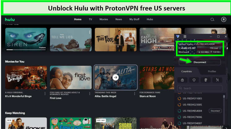 unblock-hulu-with-protonvpn-us-server